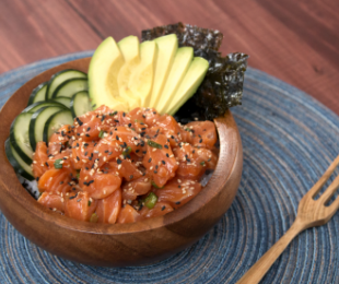 Hawaiian Style Salmon Poke